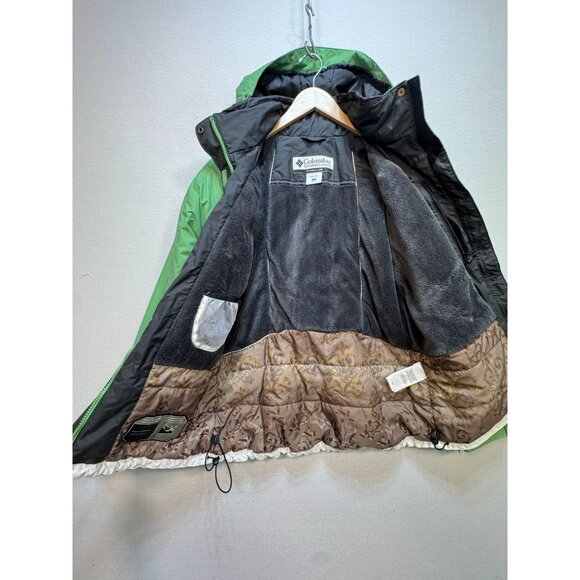 Columbia Sportswear Company Women's Waterproof Hooded Jacket Size M Green Fleece - Picture 5 of 15